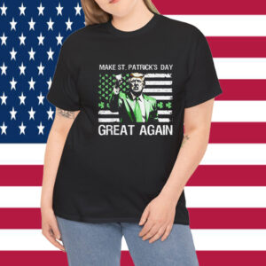 American Flag Trump Make St Patrick’s Day Great Again Shirt
