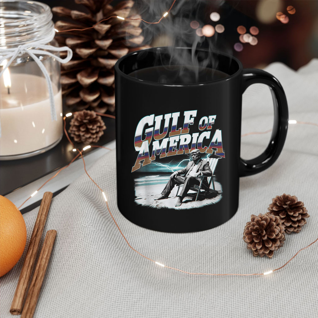 America's Gulf Mexico President Trump Funny Bootleg Summer Mug