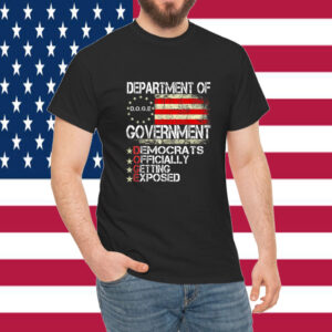 D.O.G.E DOGE Department Of Government Efficiency US flag Shirt