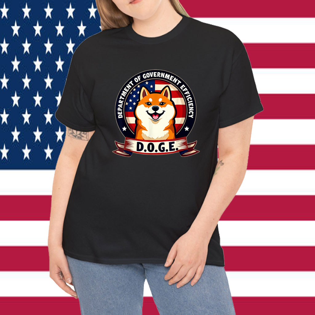 Doge D.O.G.E. Department Of Government Efficiency Shirt