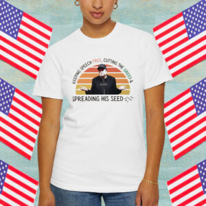 Funny Elon Musk Shirt DOGE Shirt Meme Free Speech, Dogecoin Tesla Trump 2025