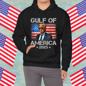 Funny Gulf Of USA America Est 2025 American Flag Trump Shirt