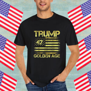 Golden Age Of America USA flag Shirt