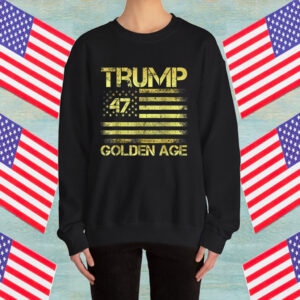 Golden Age Of America USA flag Shirt