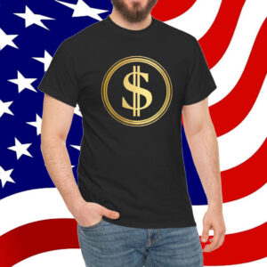Golden Dollar Sign D.O.G.E. 4th of July Trump 47 Rich Again Shirt