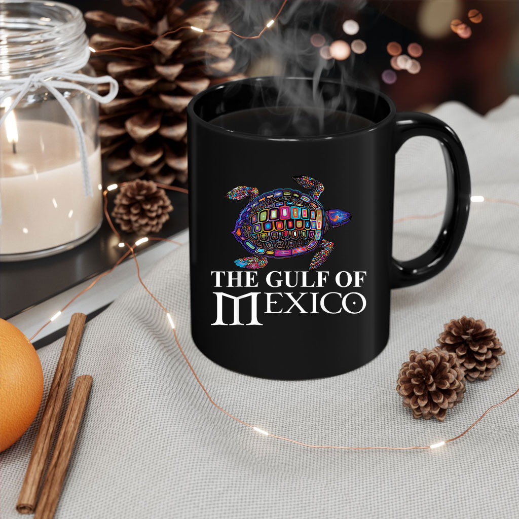 Graphic Sea Turtle Gulf of Mexico Never Forget Trump Ocean Mug