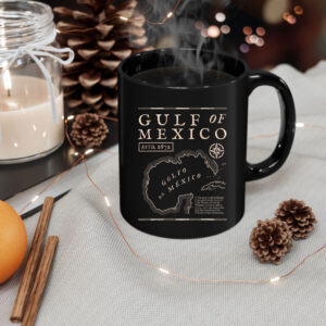 Gulf of Mexico 1672 Historic Map Mug