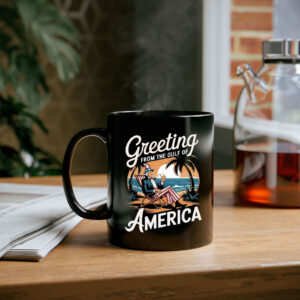 Gulf of Mexico president, America First Mug