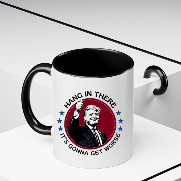 Hang in there trump 2025 coffee mug