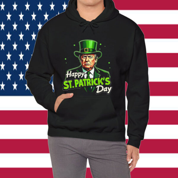 Happy St. Patrick’s Day Funny Trump Patricks Day Shamrock Shirt