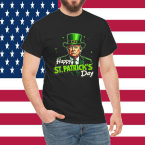Happy St. Patrick’s Day Funny Trump Patricks Day Shamrock Shirt