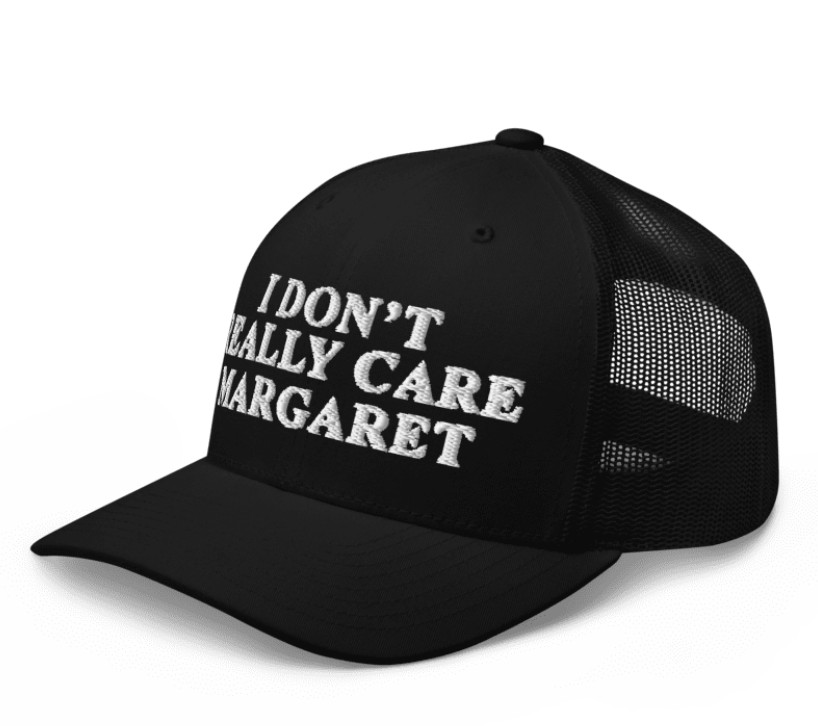 JD Vance I Don't Really Care Margaret 2025 Trucker Cap