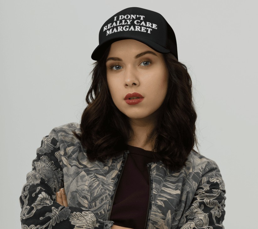 JD Vance I Don't Really Care Margaret 2025 Trucker Cap
