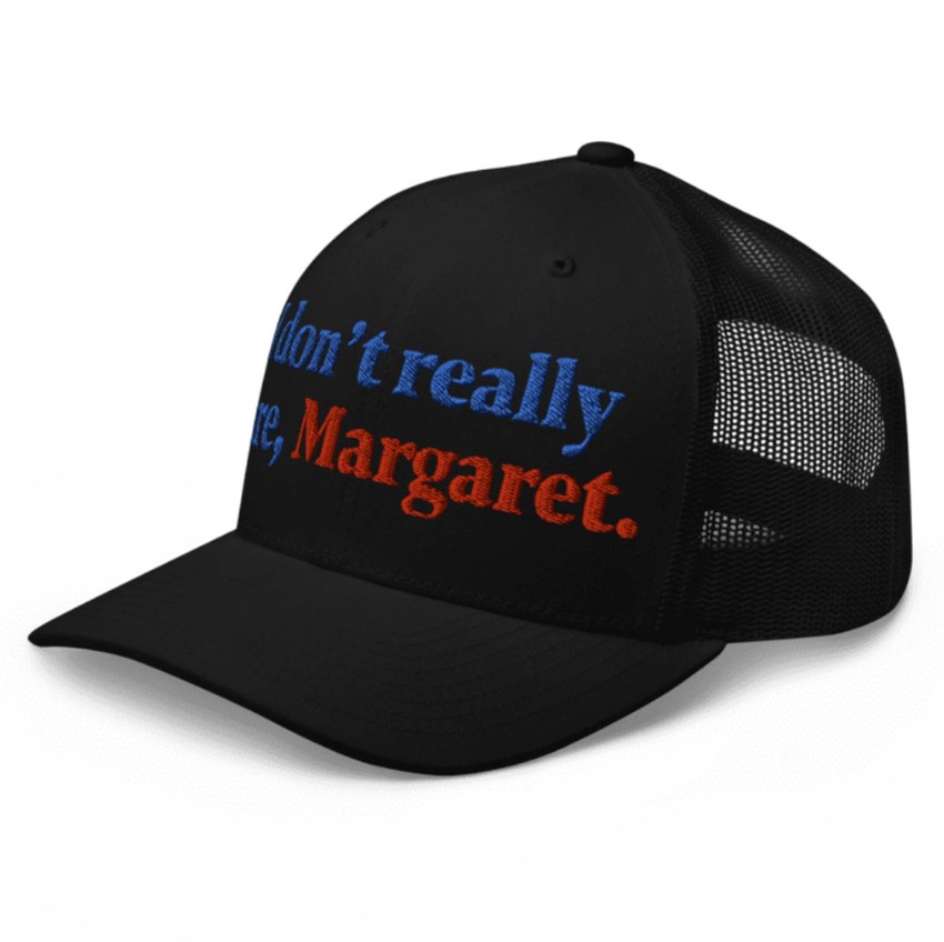JD Vance I Don’t Really Care Margaret Trucker Cap