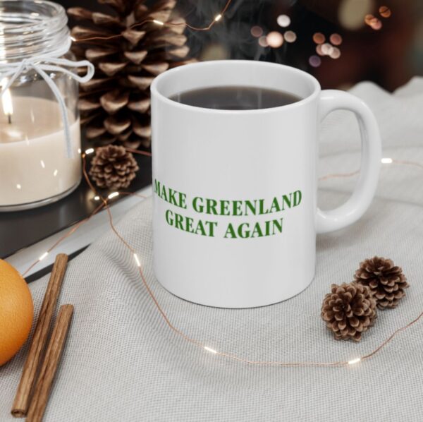 Make Greenland Great Again White Mug