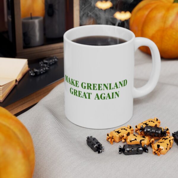 Make Greenland Great Again White Mug
