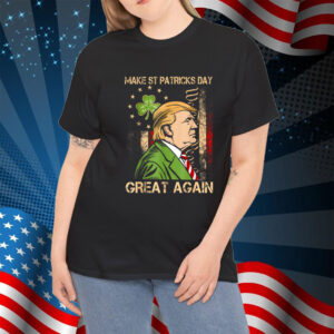 Make St Patricks Day Great Again Funny Trump Mens Womens Shirt
