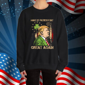 Make St Patricks Day Great Again Funny Trump Mens Womens Shirt