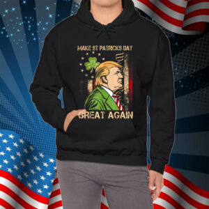 Make St Patricks Day Great Again Funny Trump Mens Womens Shirt