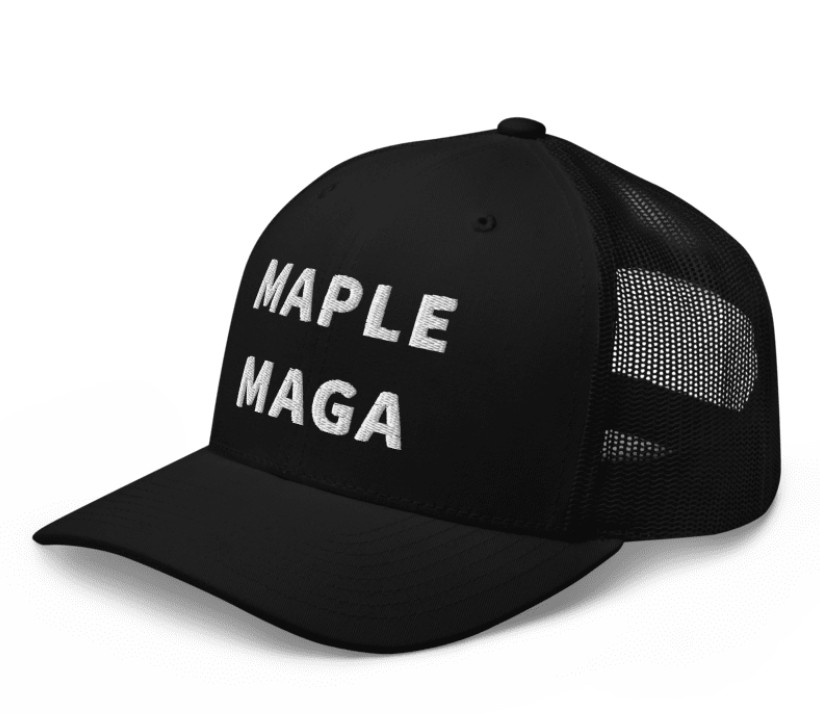Maple Maga Canada for Trump Trucker Cap