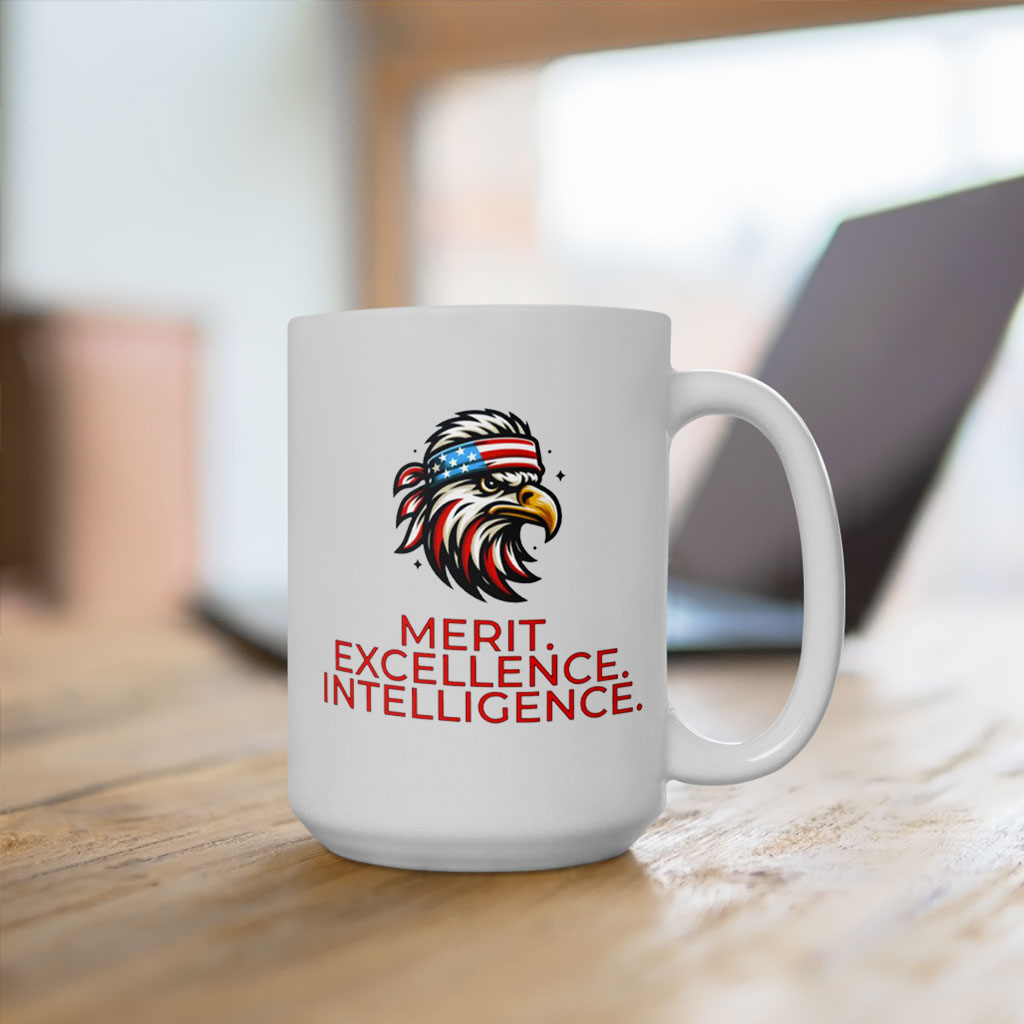 Merit, Excellence, & Intelligence Mug