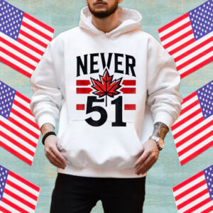 Never 51st State Canada Flag Shirt