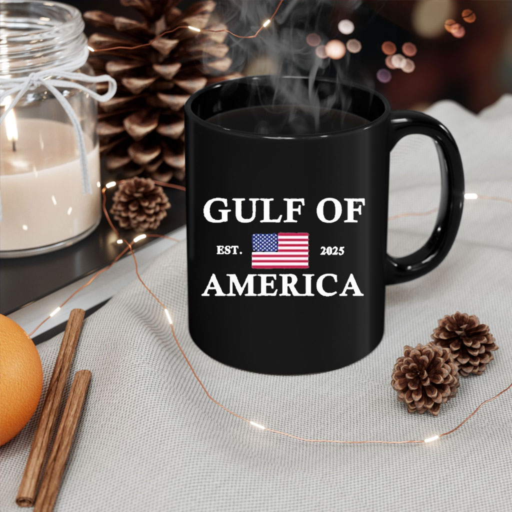 Official Gulf Of America Donald Trump Make American Great Again 2025 Mug