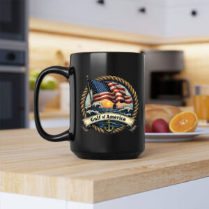 President Donald Trump Gulf Of America 2025 Mug