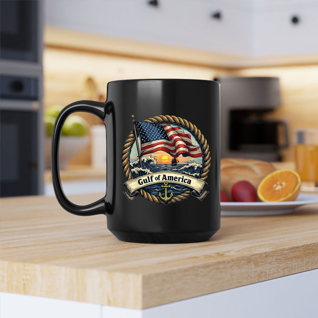 President Donald Trump Gulf Of America 2025 Mug