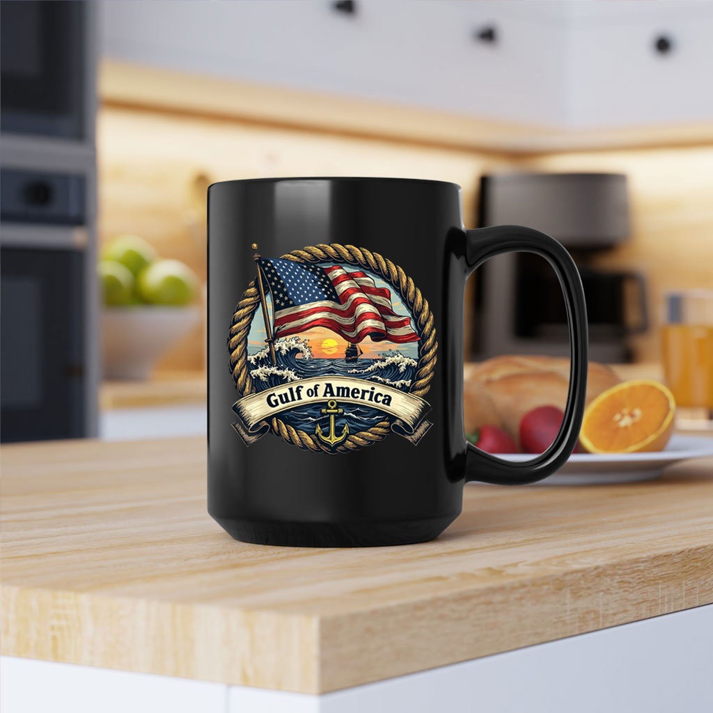 President Donald Trump Gulf Of America 2025 Mug