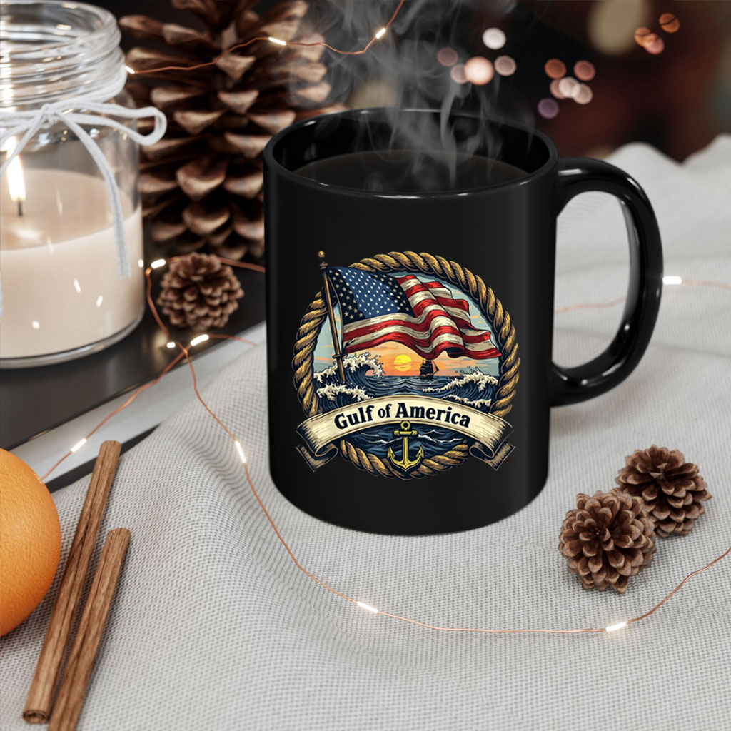President Donald Trump Gulf Of America 2025 Mug