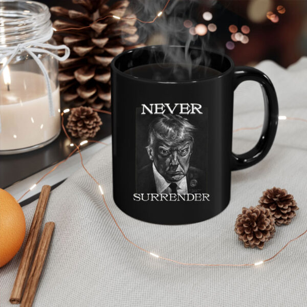 President Trump Never Surrender Mug