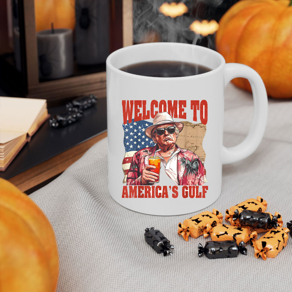 President Trump Welcome To America's Gulf Mexico Mug