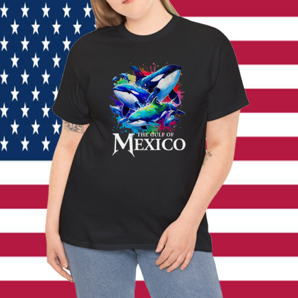 Retro Dolphin Orca Whales Gulf of Mexico Never Forget Trump Shirt