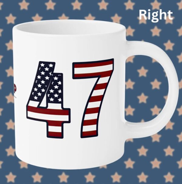 Trump 45 and 47 Mug, Trump Victory Mug