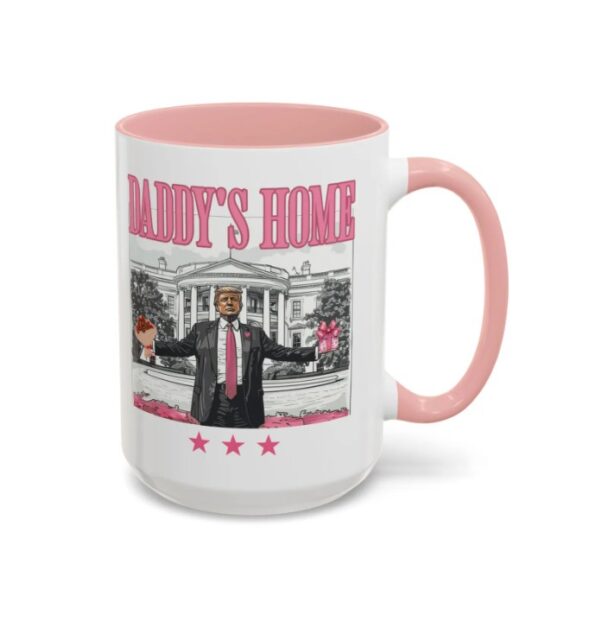 Trump Daddy Home Pink Mug