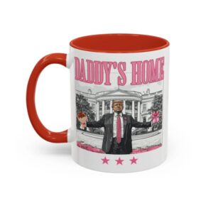 Trump Daddy Home Pink Mug