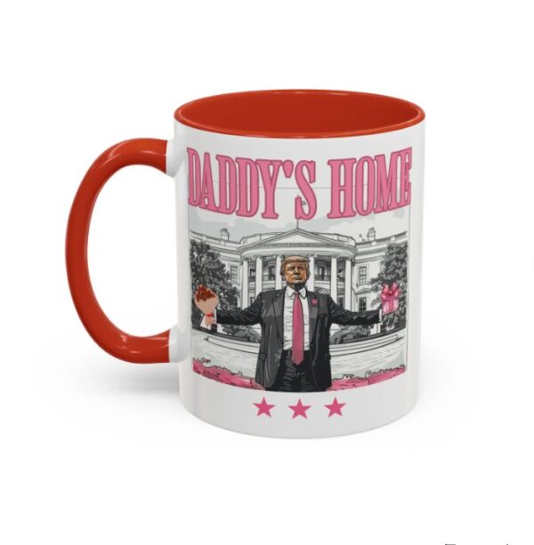 Trump Daddy Home Pink Mug