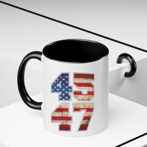 Trump Election 2024 Coffee Mug Trump Support 45-47 Mug