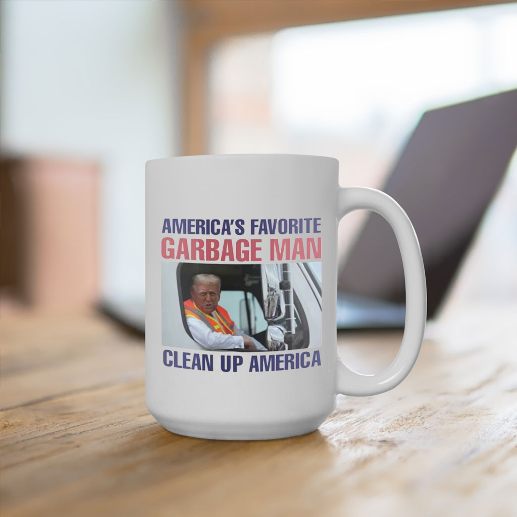 Trump Garbage Coffee Mug, Funny 2024 2025 Supporter Gift