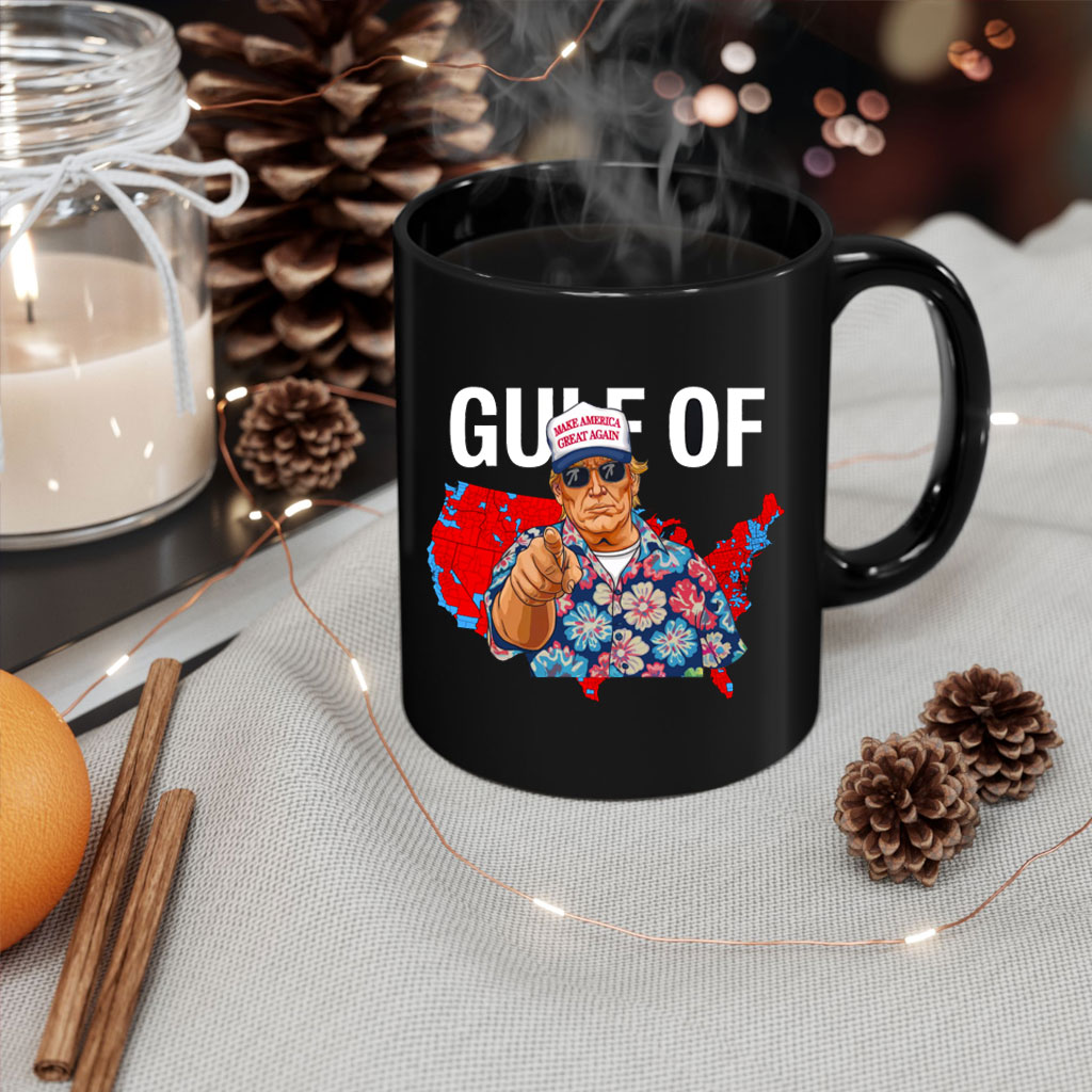 Trump Gulf of America, America First Mug