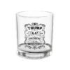 Trump N.47 President of the United States Rocks Glass