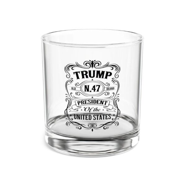 Trump N.47 President of the United States Rocks Glass