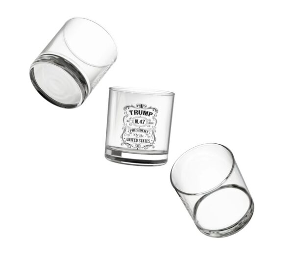 Trump N.47 President of the United States Rocks Glass