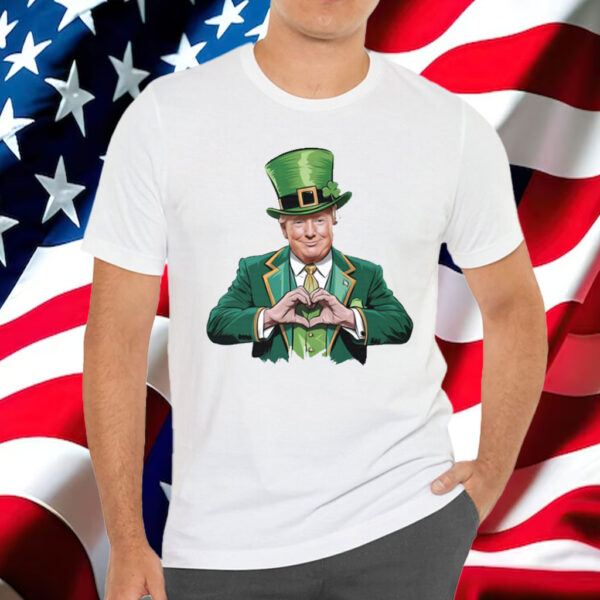 Trump St. Patrick's Heart Shirt