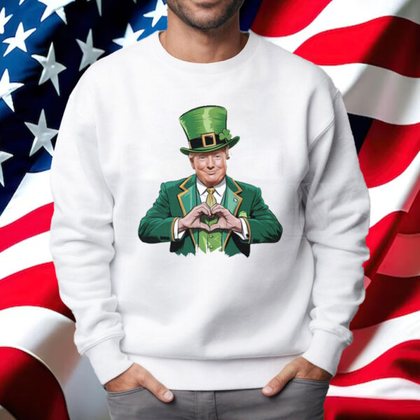 Trump St. Patrick's Heart Shirt