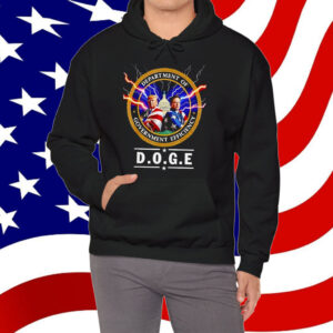 Trump and Elon Musk DOGE Department of Government Efficiency USA Flag Shirt