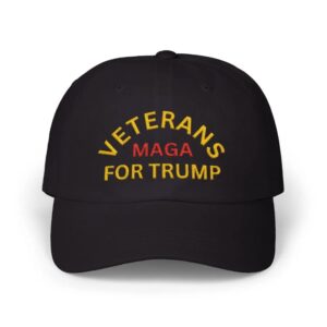 Veterans MAGA For Trump Embroidered Classic Dad Cap