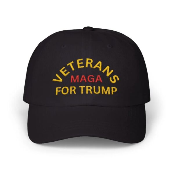 Veterans MAGA For Trump Embroidered Classic Dad Cap