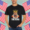 Vintage Trump Long Live the King American Patriotic Retro Shirt